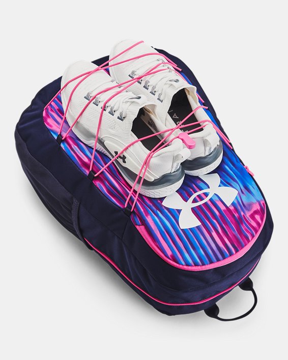 UA Hustle Sport Backpack, Pink, pdpMainDesktop image number 1